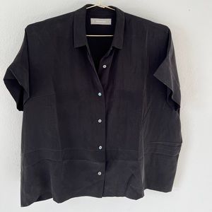 Everlane silk shirt.